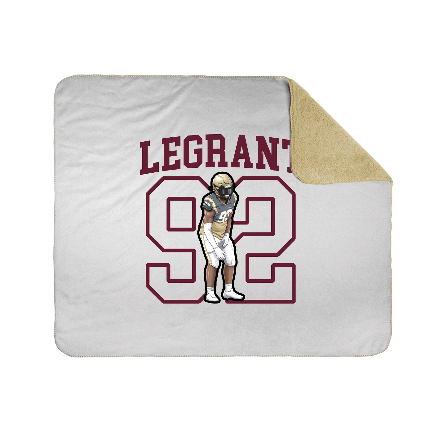 Throw Blanket — Shirsey in White