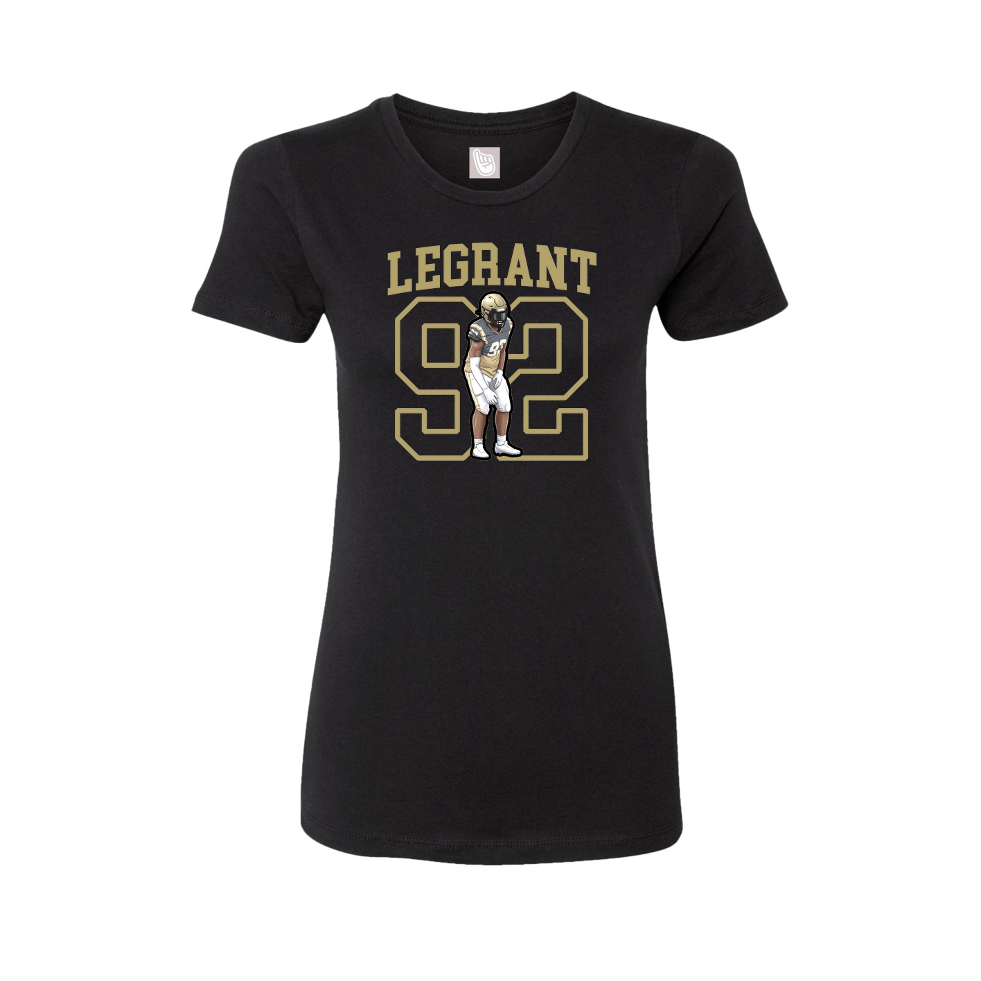 Fitted Women's Tee — Shirsey in Black