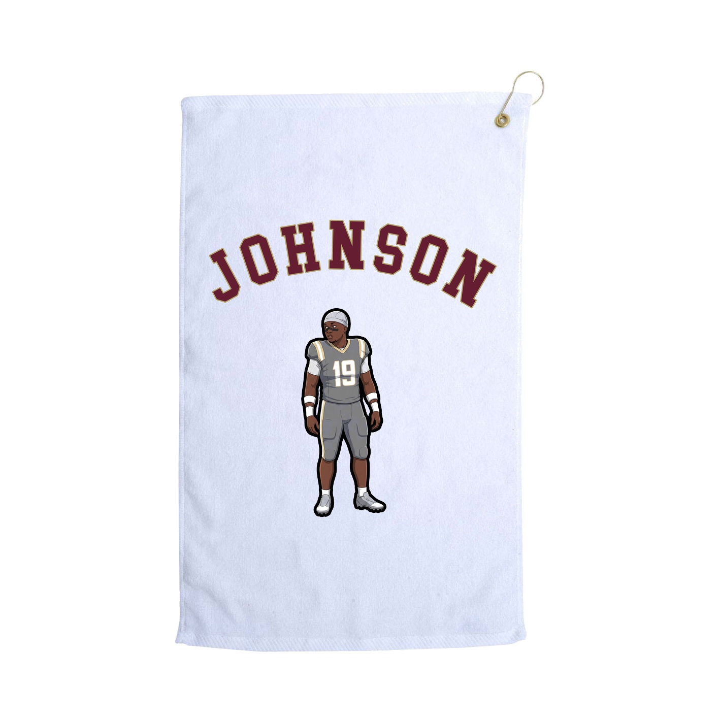 Golf Towel — Shirsey Arch in White