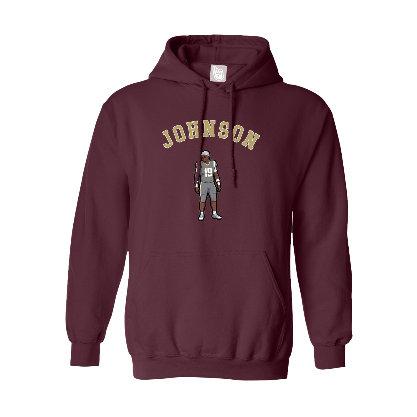 Youth Hoodie — Shirsey Arch in Maroon