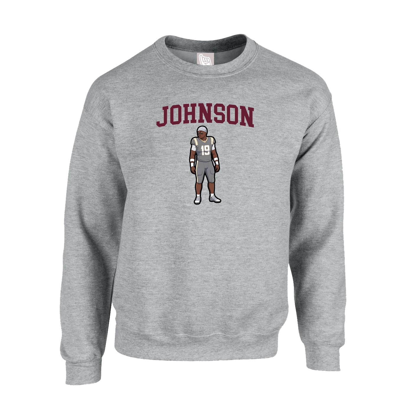 Fleece Crew — Shirsey in Grey