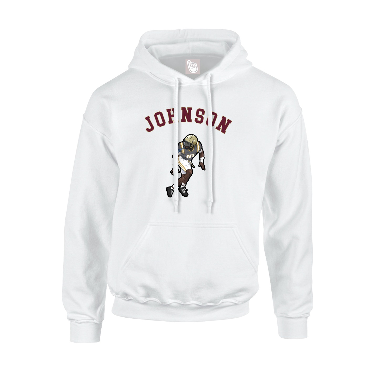 Hoodie — Shirsey Arch in White