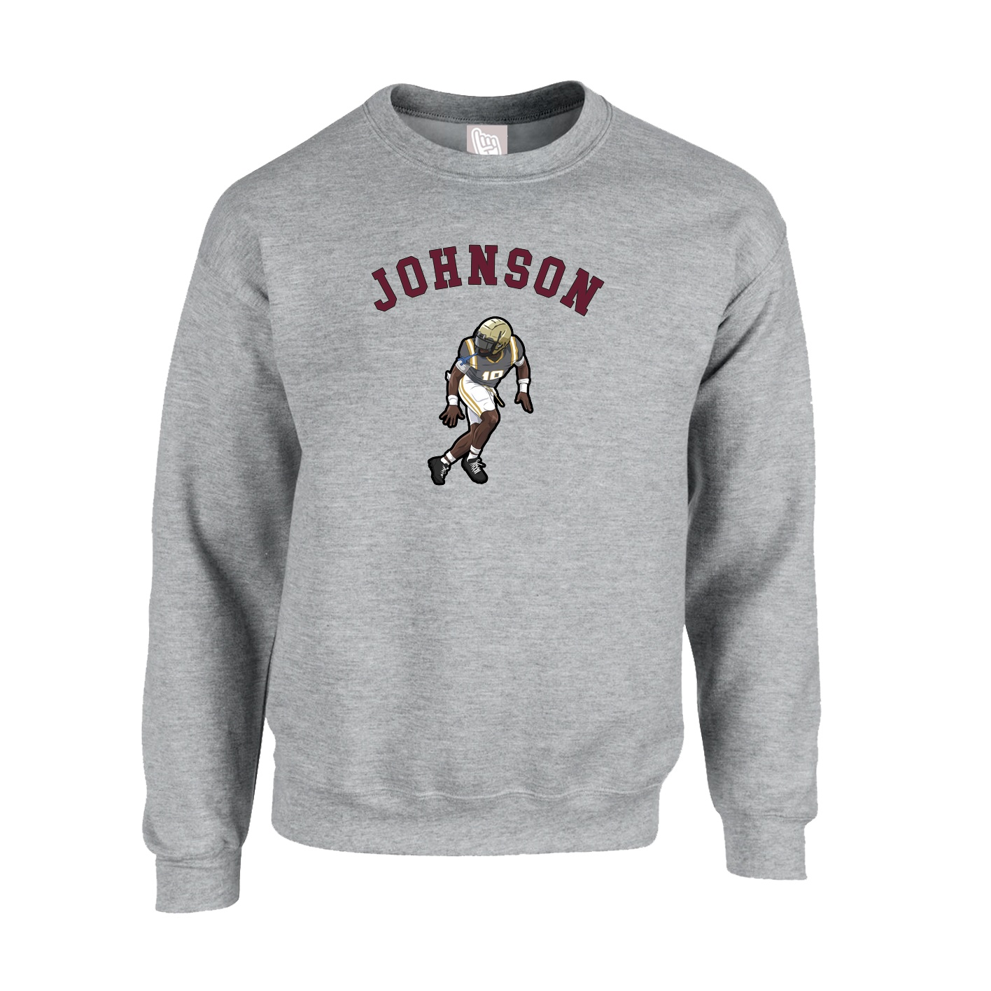 Fleece Crew — Shirsey Arch in Grey