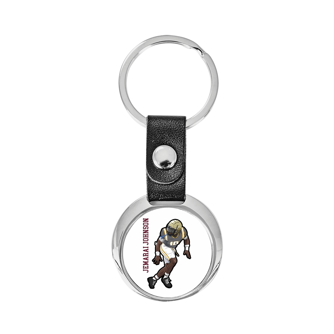Key Chain — Name Vertical in Classic