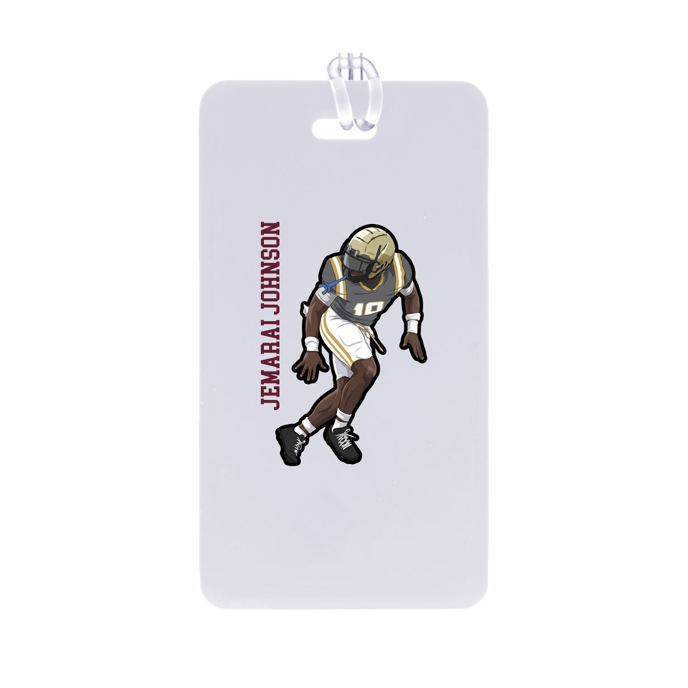 Bag Tag — Name Vertical in Classic