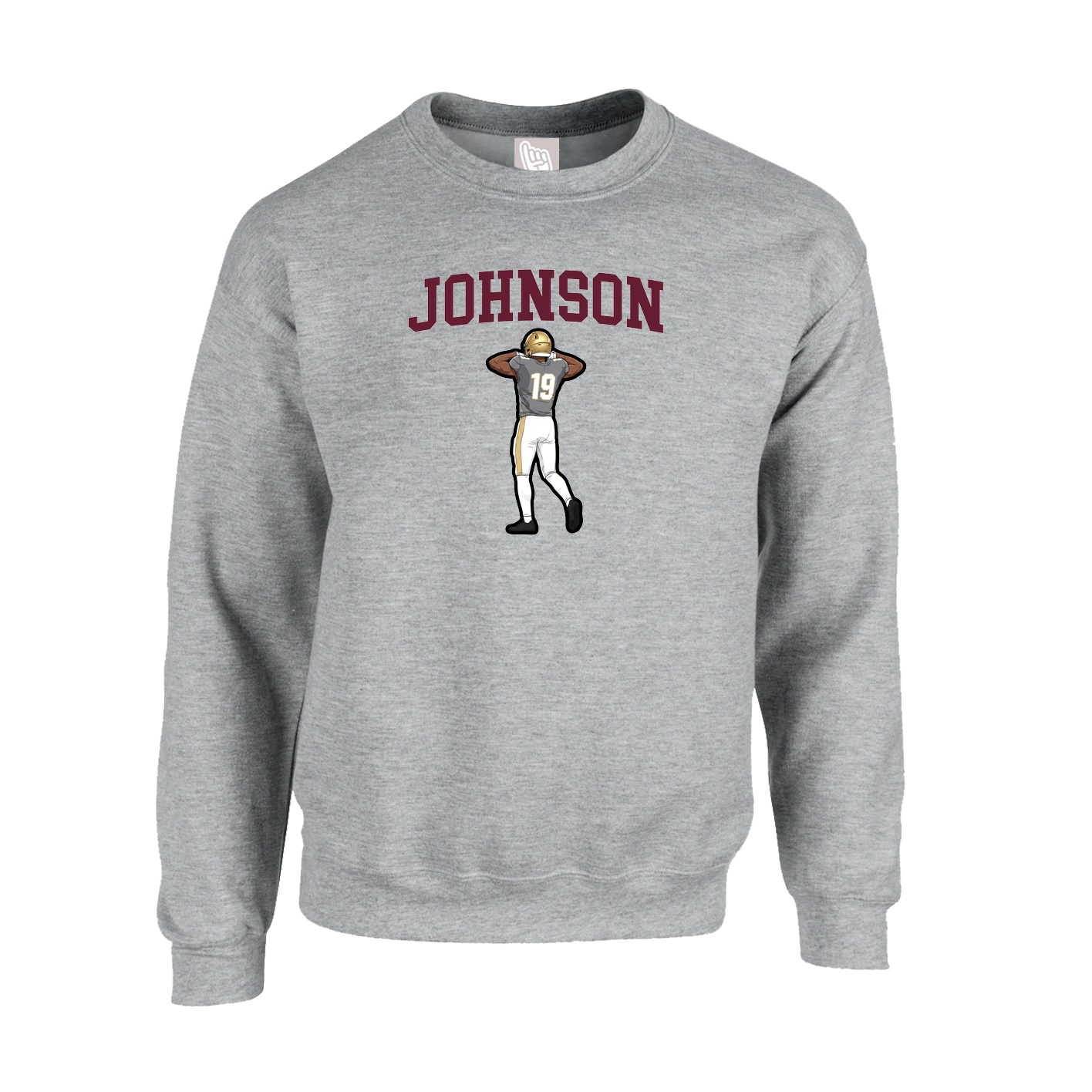 Fleece Crew — Shirsey in Grey