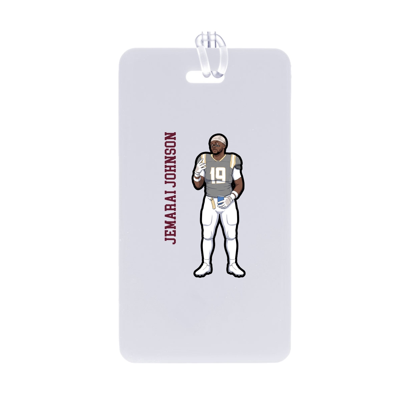 Bag Tag — Name Vertical in Classic