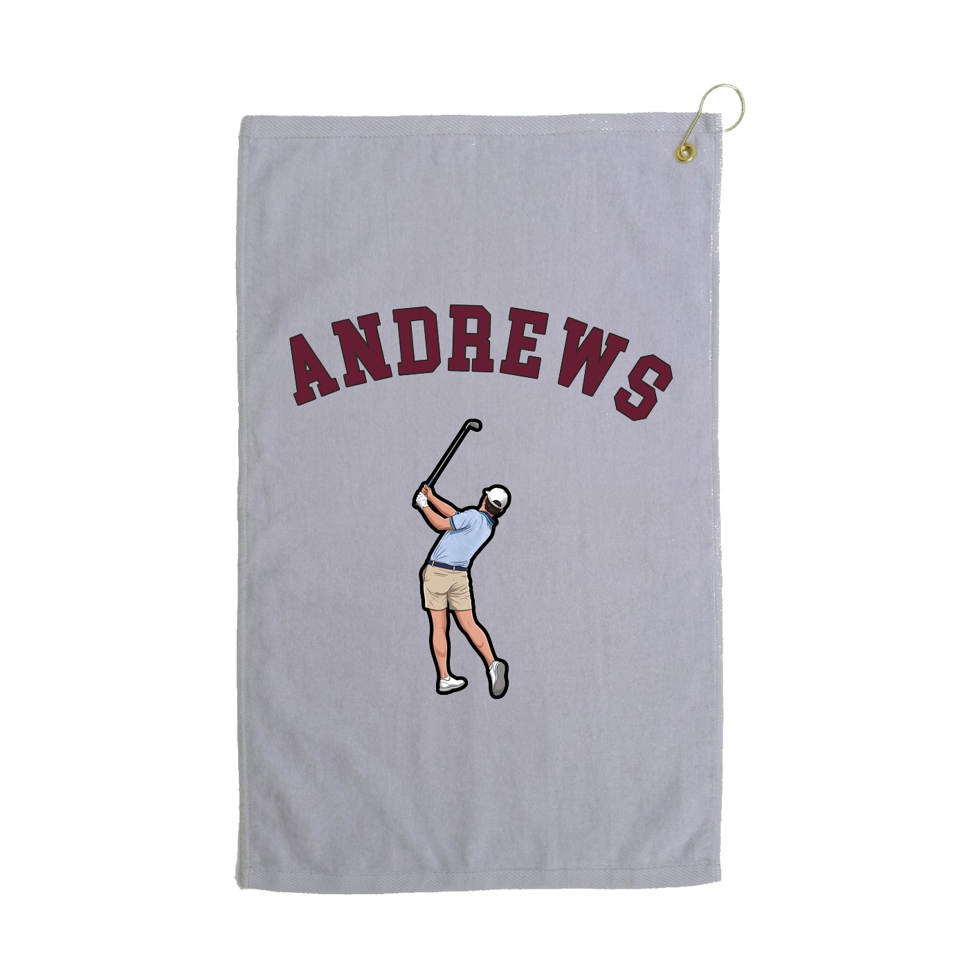 Golf Towel — Shirsey Arch in Grey