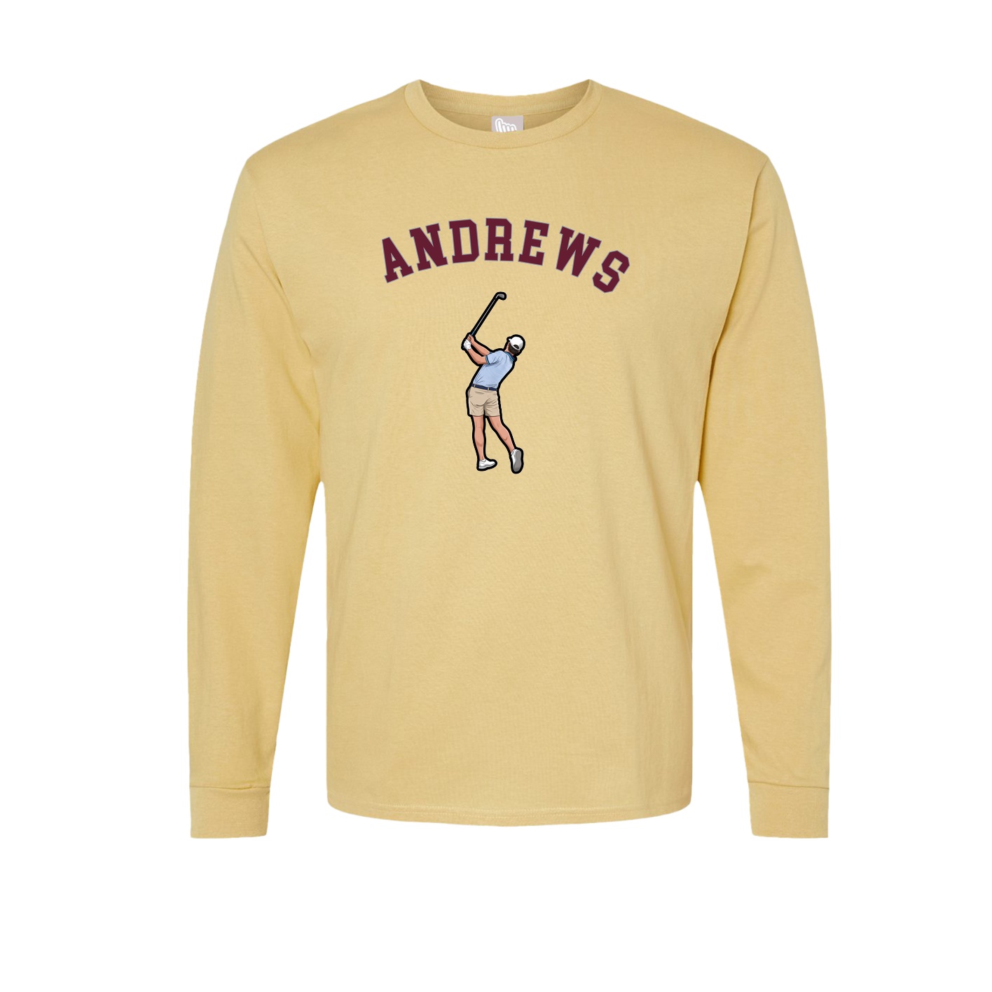 Long Sleeve Tee — Shirsey Arch in Vegas Gold