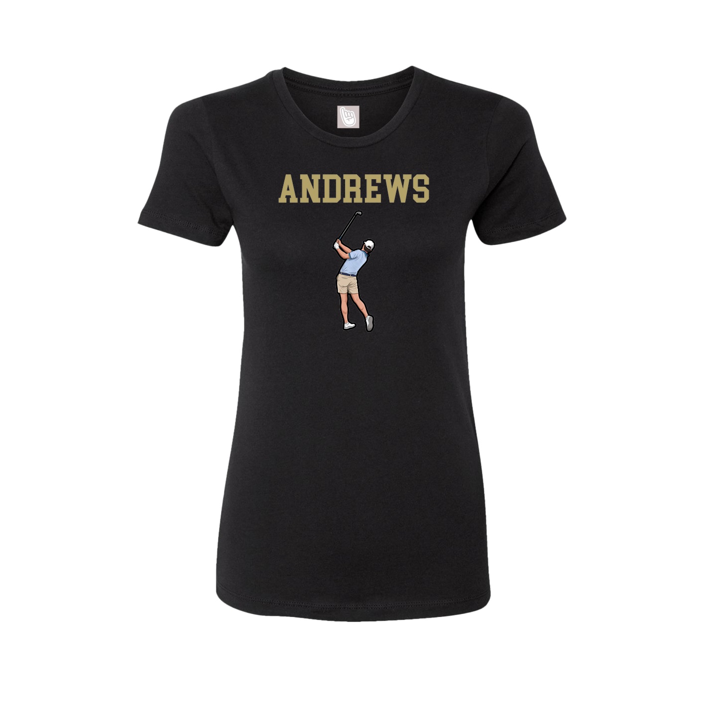 Fitted Women's Tee — Shirsey in Black