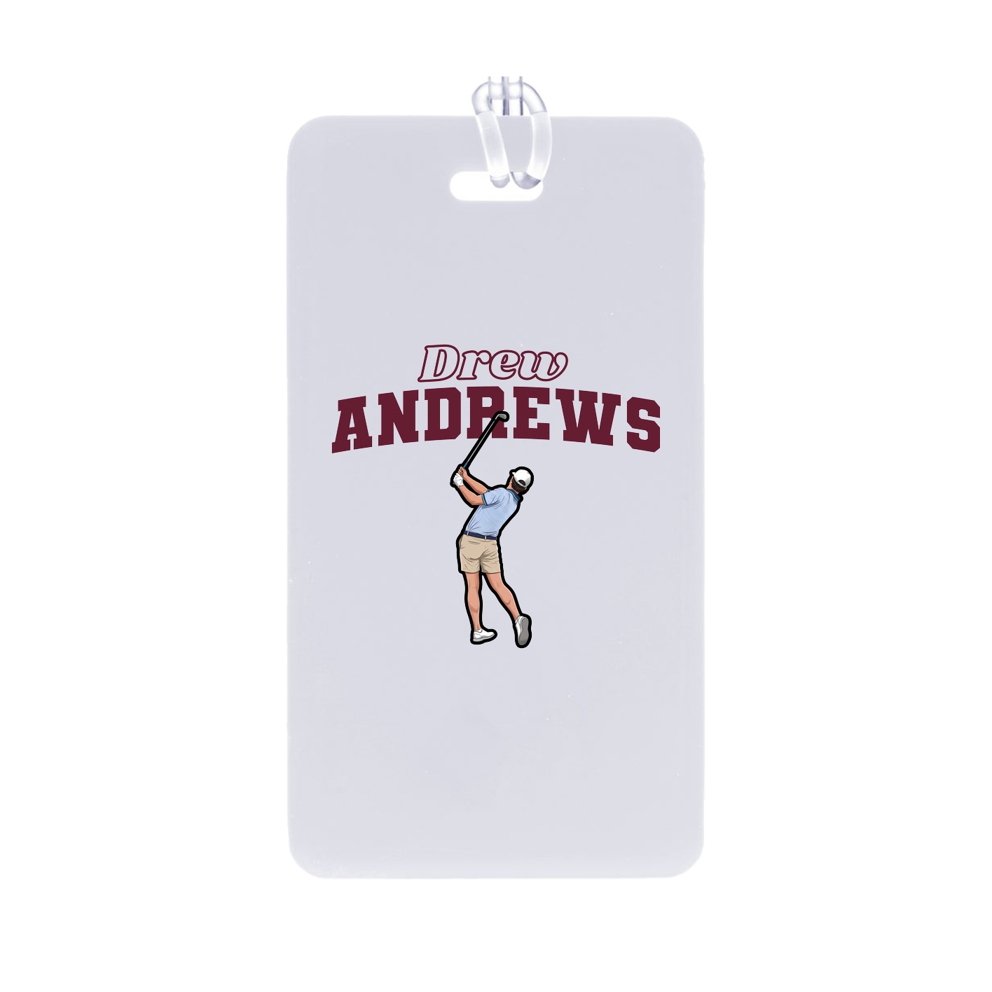 Bag Tag — Name Arch in Classic