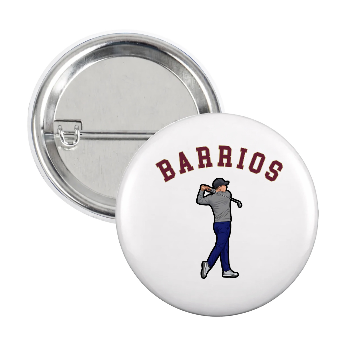Game Day Button — Shirsey Arch in White