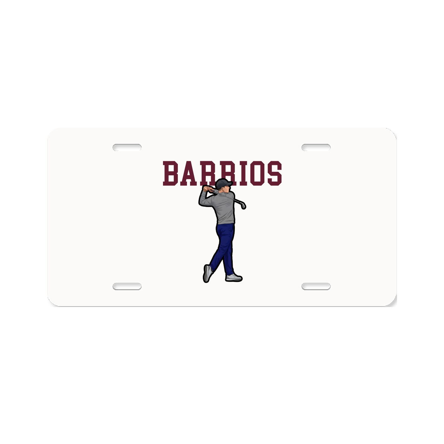 License Plate — Shirsey in Classic