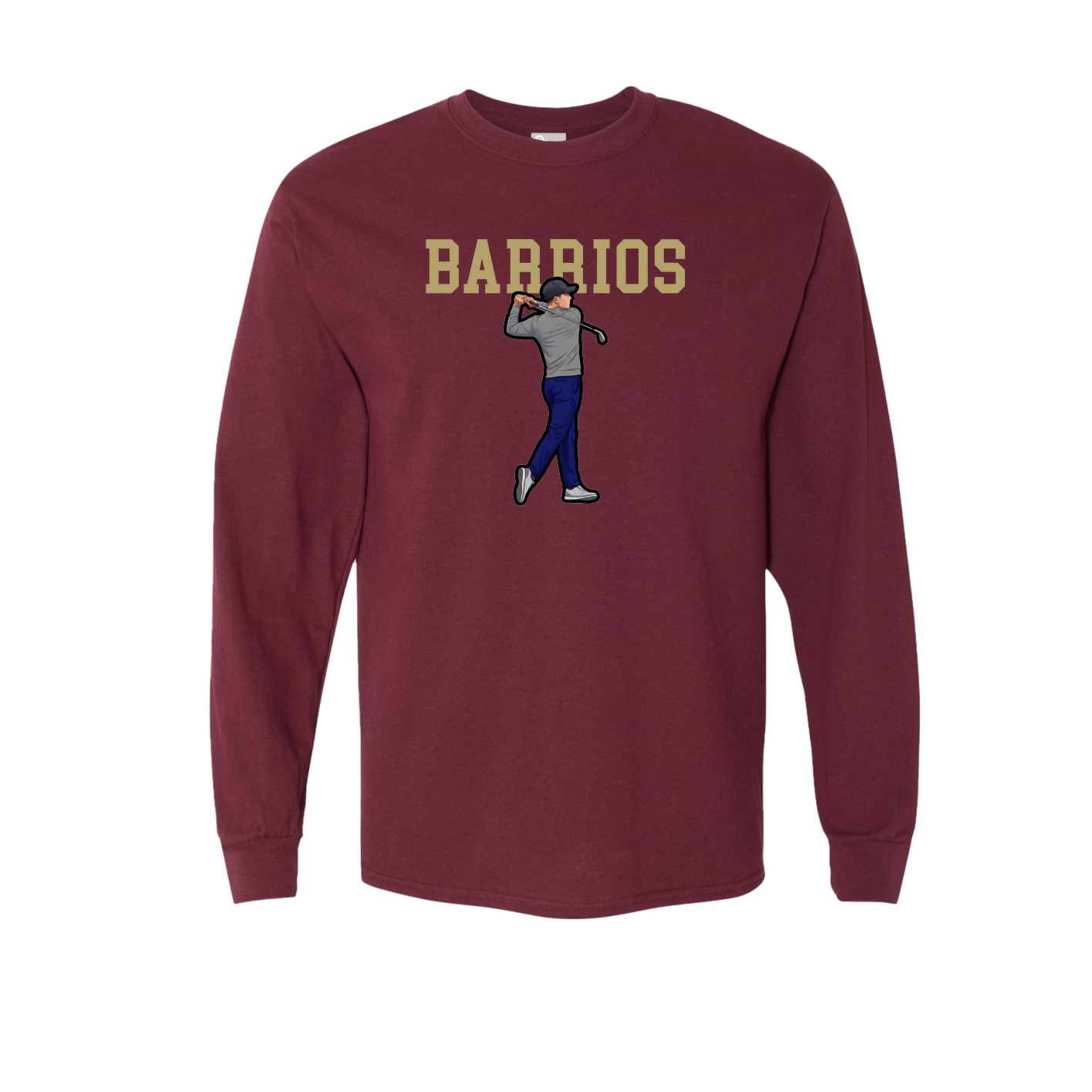 Long Sleeve Tee — Shirsey in Maroon