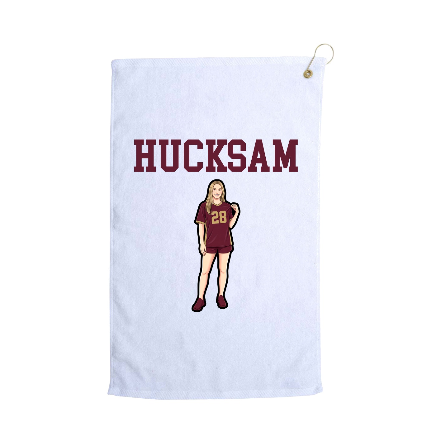 Golf Towel — Shirsey in White