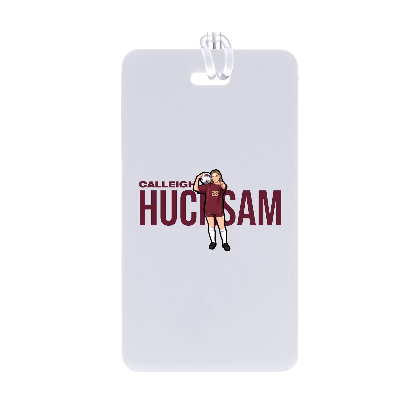 Bag Tag — Player Name in Classic