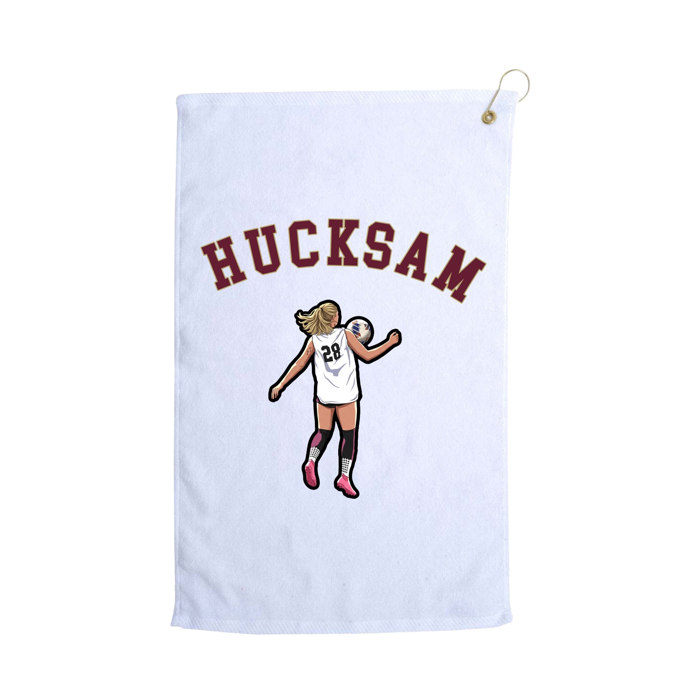 Golf Towel — Shirsey Arch in White