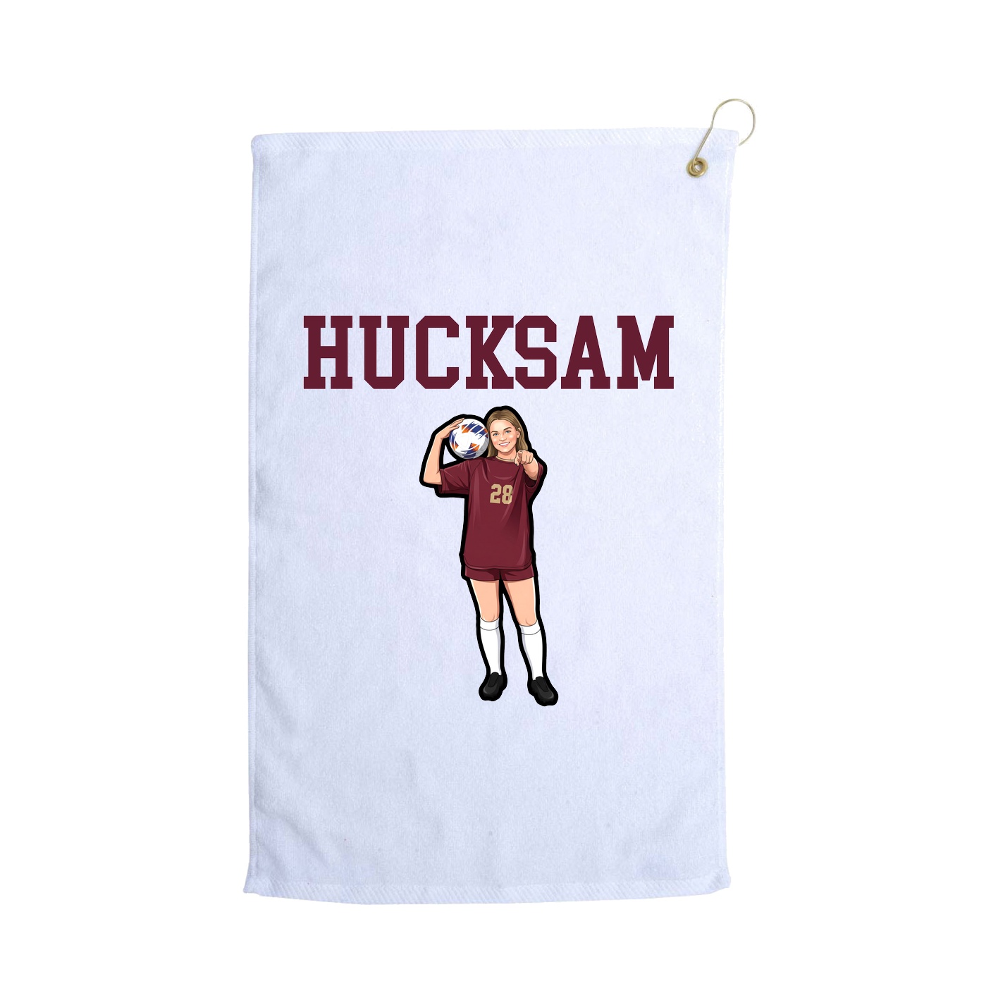 Golf Towel — Shirsey in White