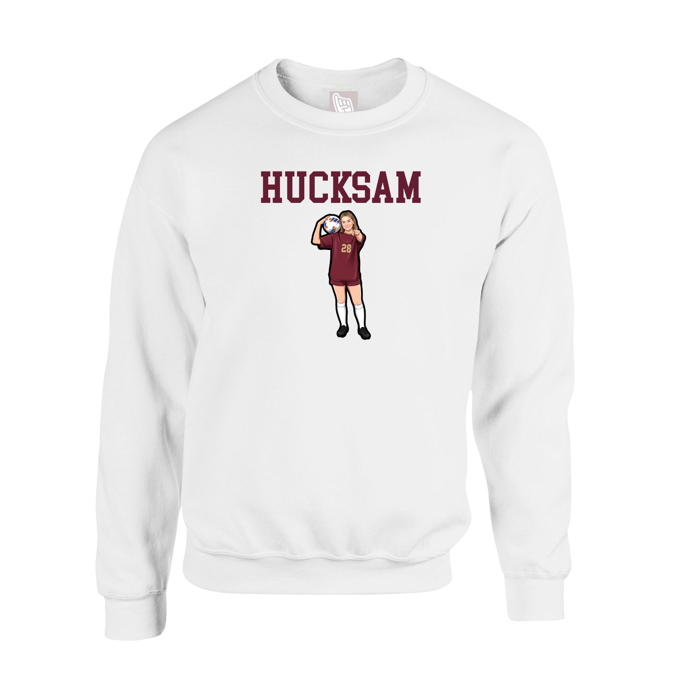 Fleece Crew — Shirsey in White