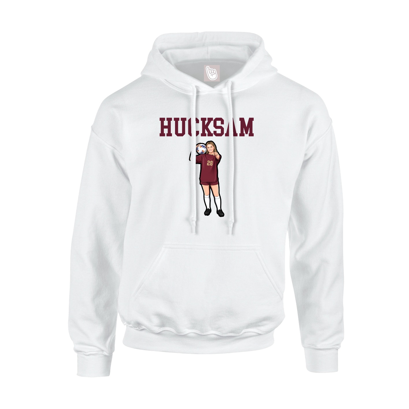 Youth Hoodie — Shirsey in White