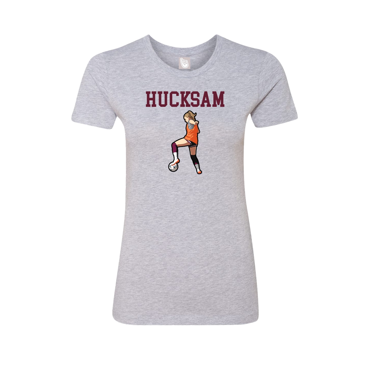 Fitted Women's Tee — Shirsey in Grey