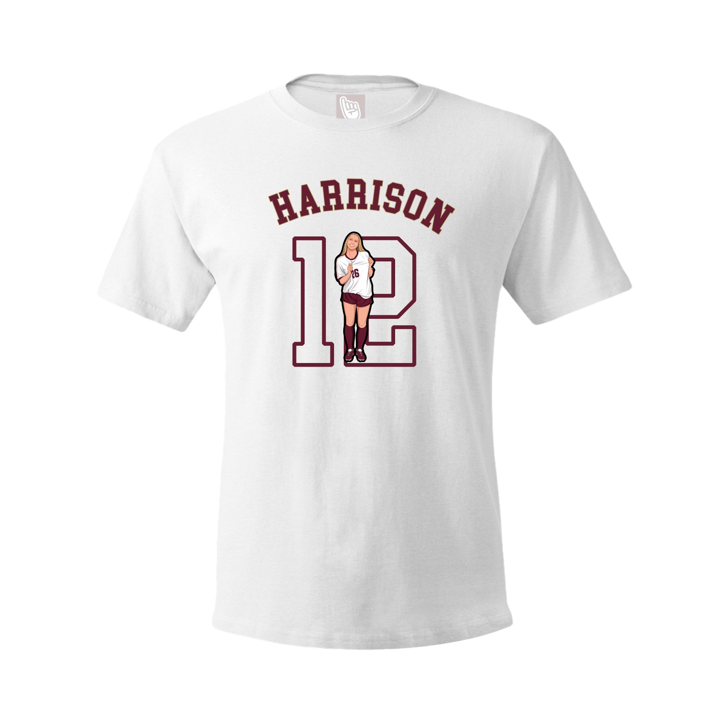 Tee — Shirsey Arch in White