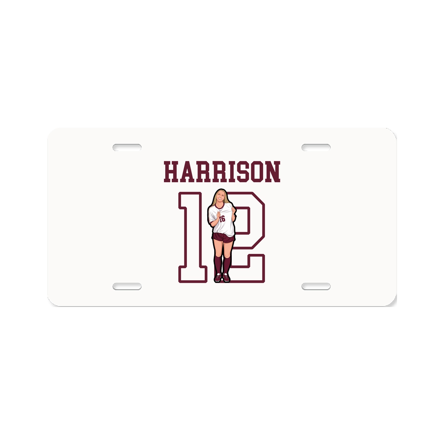 License Plate — Shirsey in Classic