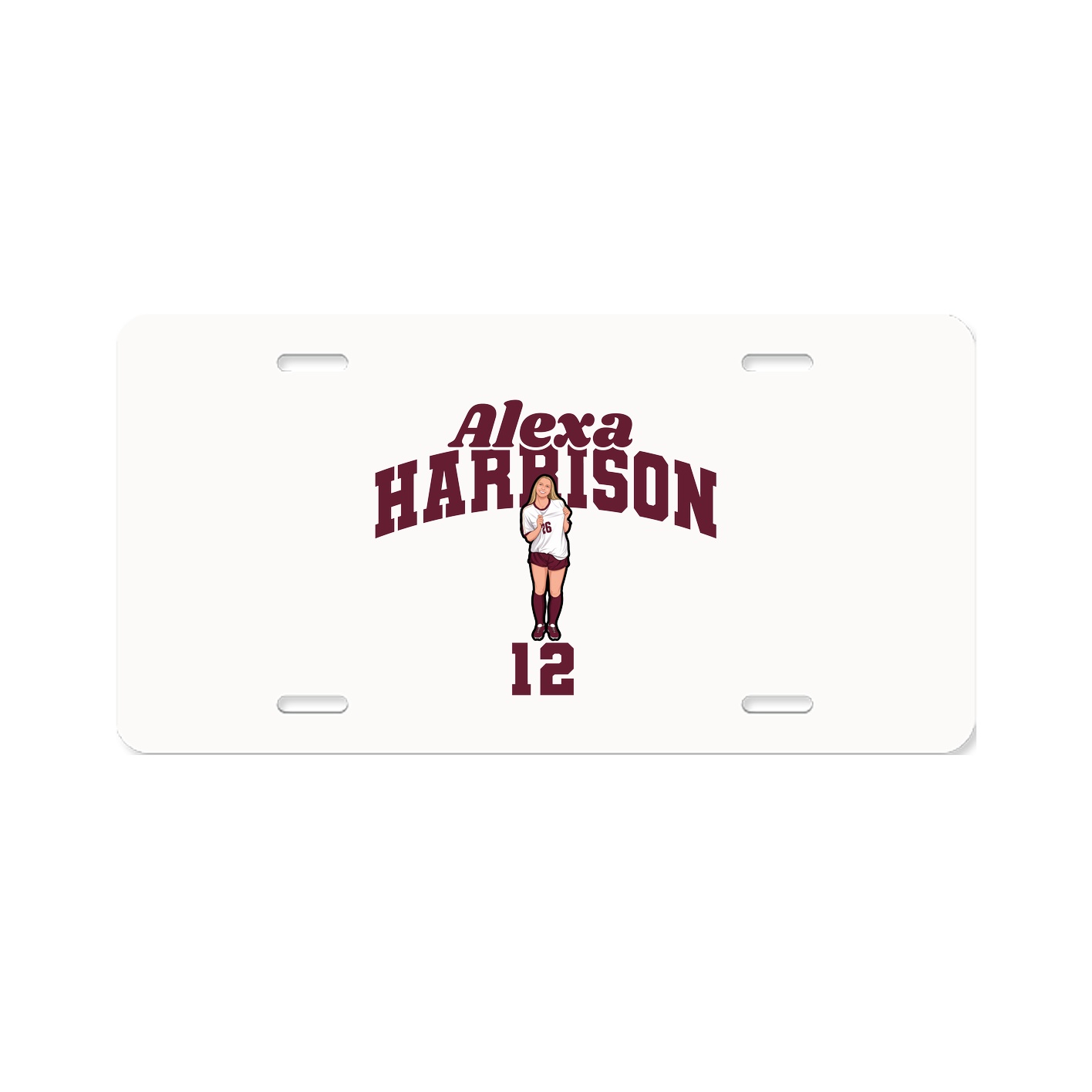 License Plate — Signature Arch in Classic