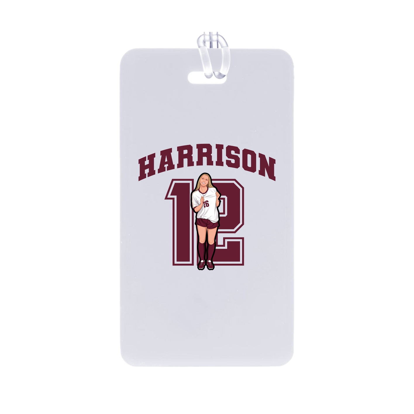 Bag Tag — Number in Classic