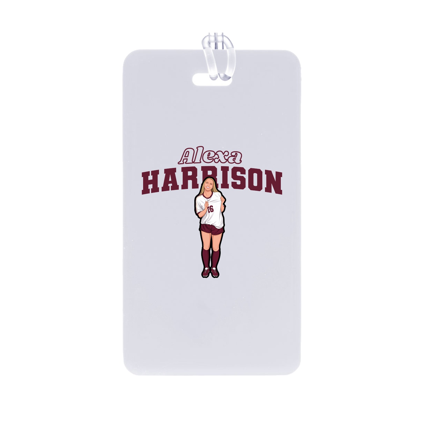 Bag Tag — Name Arch in Classic