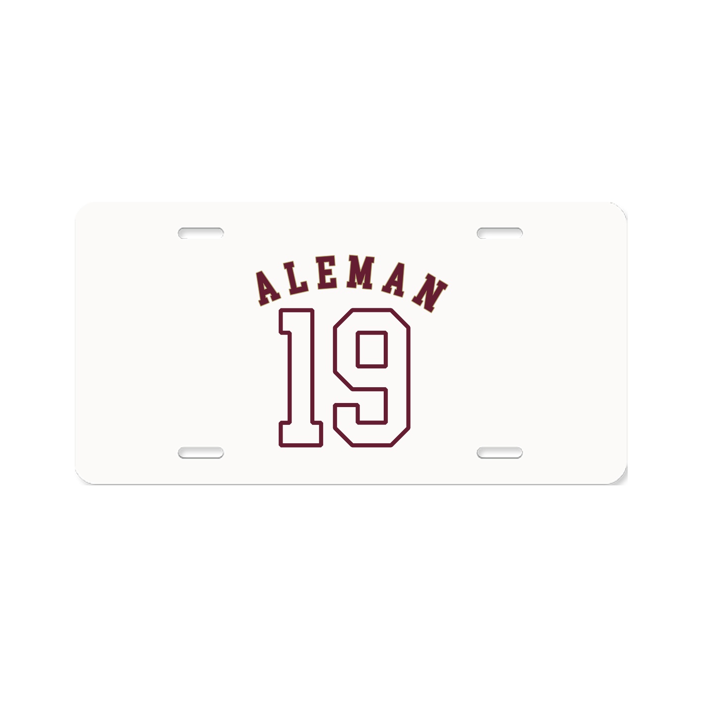 License Plate — Shirsey Arch in Classic