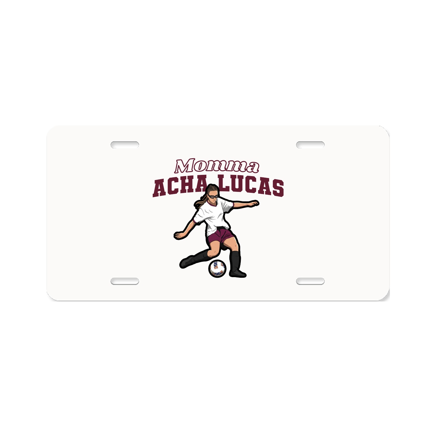 License Plate — Mothers Day Block in Classic