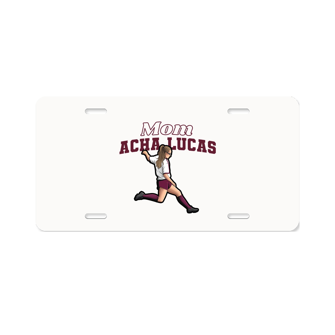 License Plate — Mothers Day Block in Classic