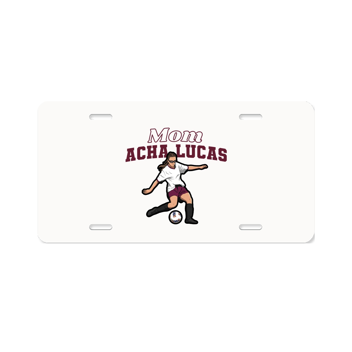 License Plate — Mothers Day Block in Classic