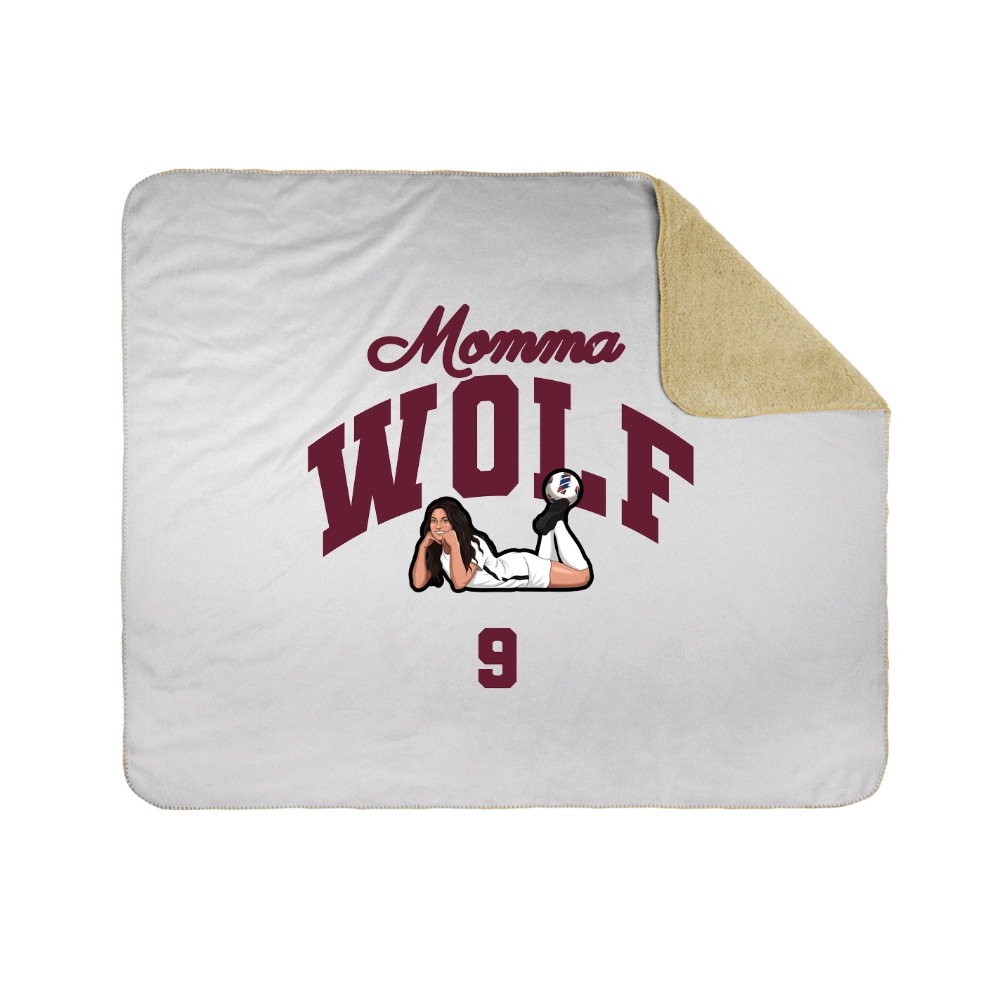 Throw Blanket — Mothers Day Arch in White