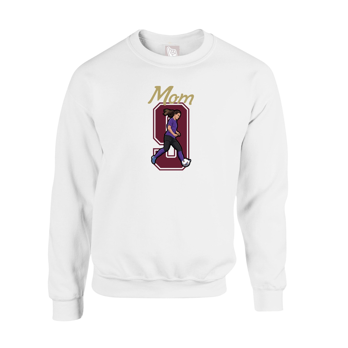Fleece Crew — Mothers Day Shirsey in White