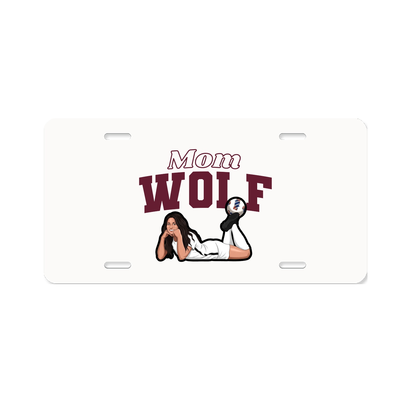 License Plate — Mothers Day Block in Classic