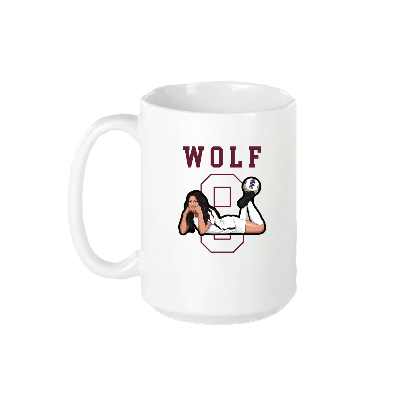 15oz Coffee Mug — Shirsey in White