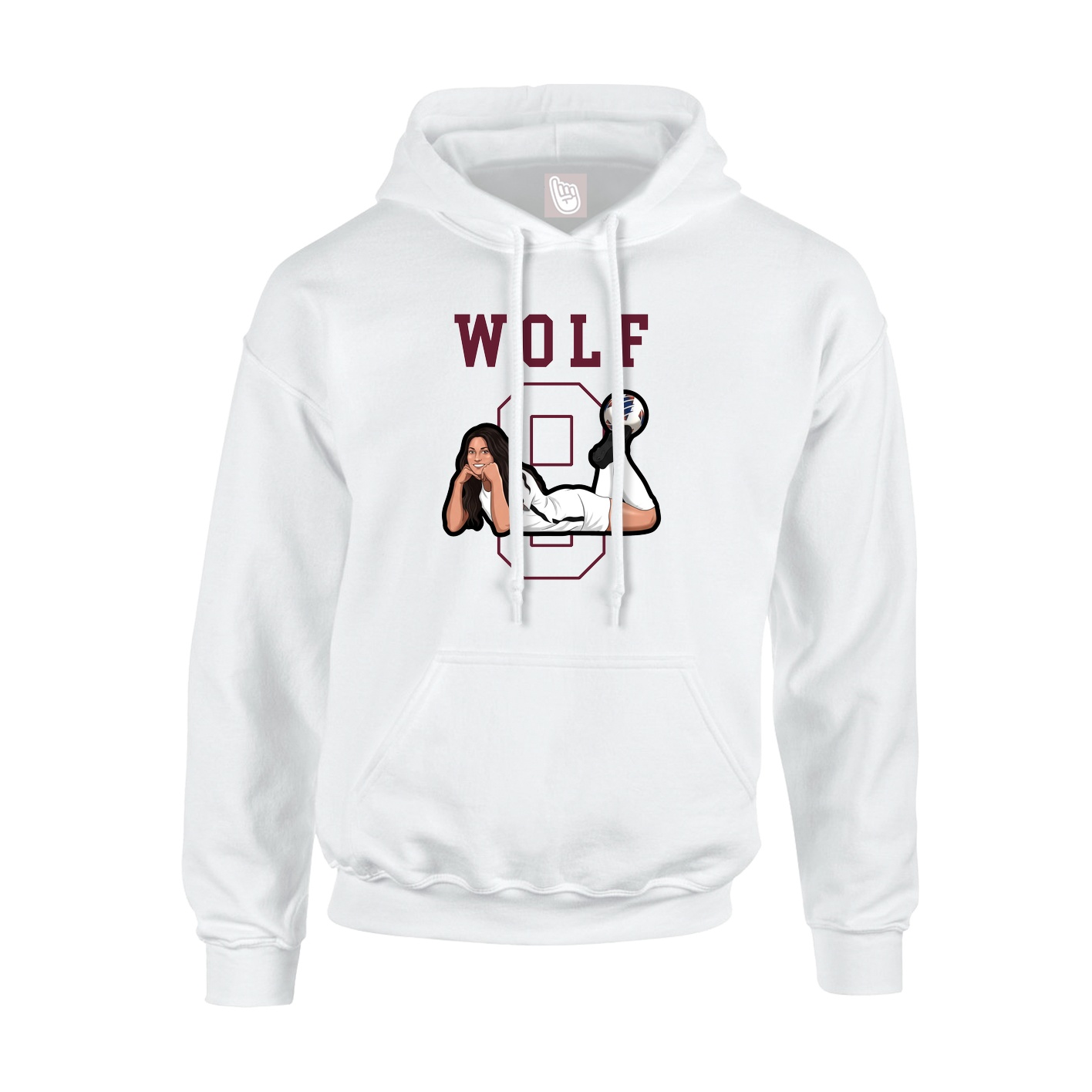 Youth Hoodie — Shirsey in White
