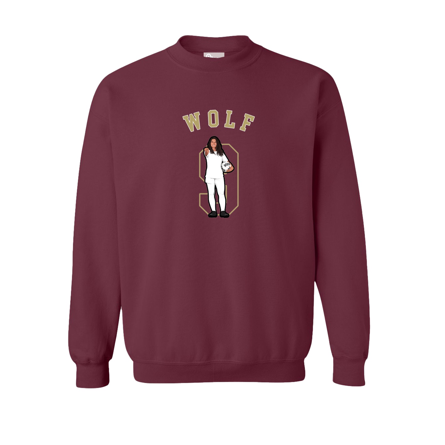 Fleece Crew — Shirsey Arch in Maroon