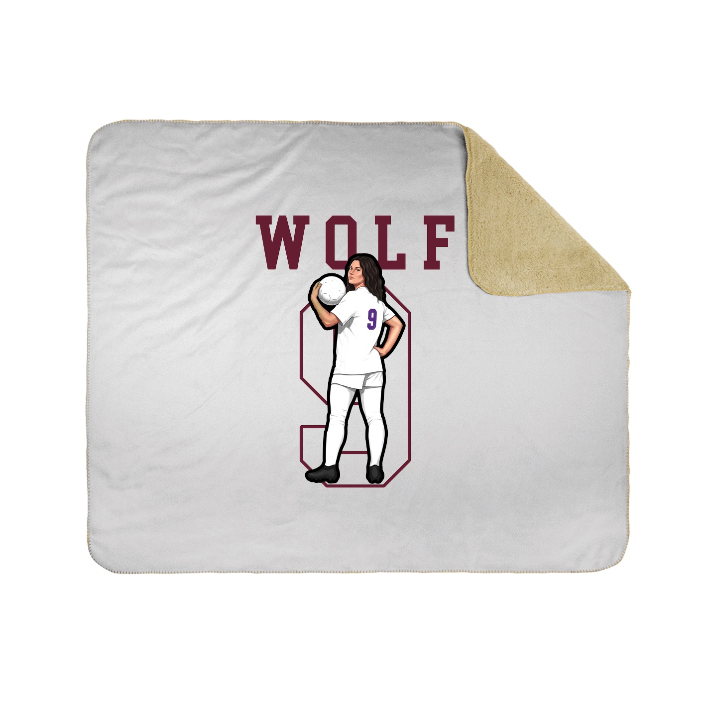 Throw Blanket — Shirsey in White