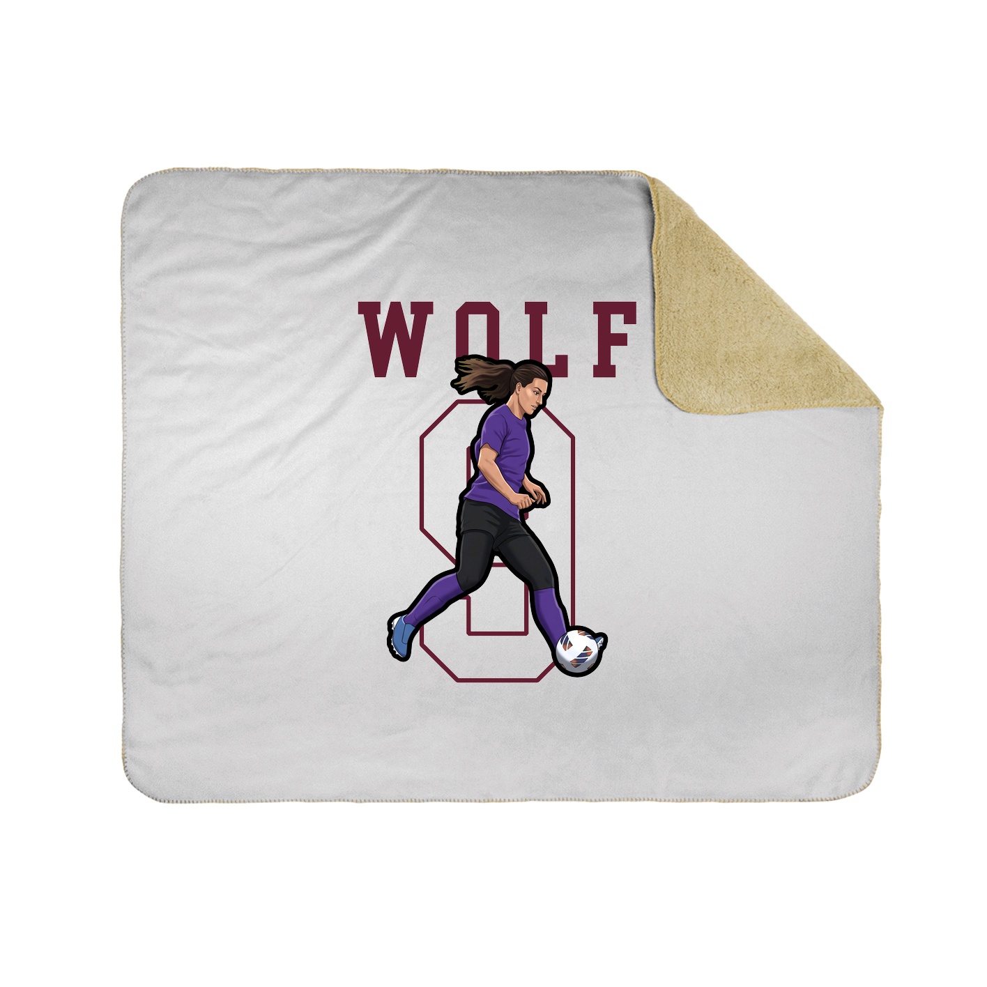 Throw Blanket — Shirsey in White