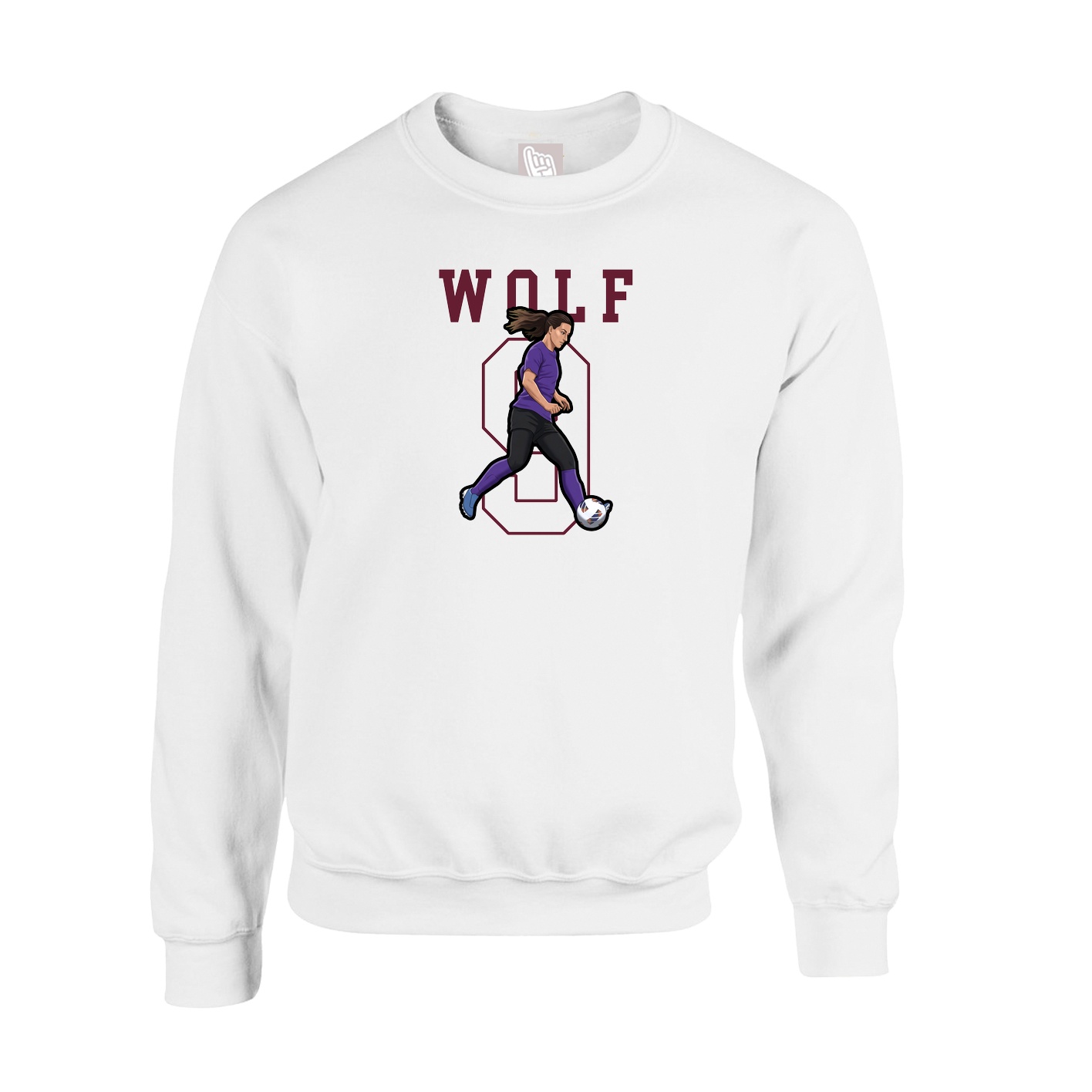 Fleece Crew — Shirsey in White