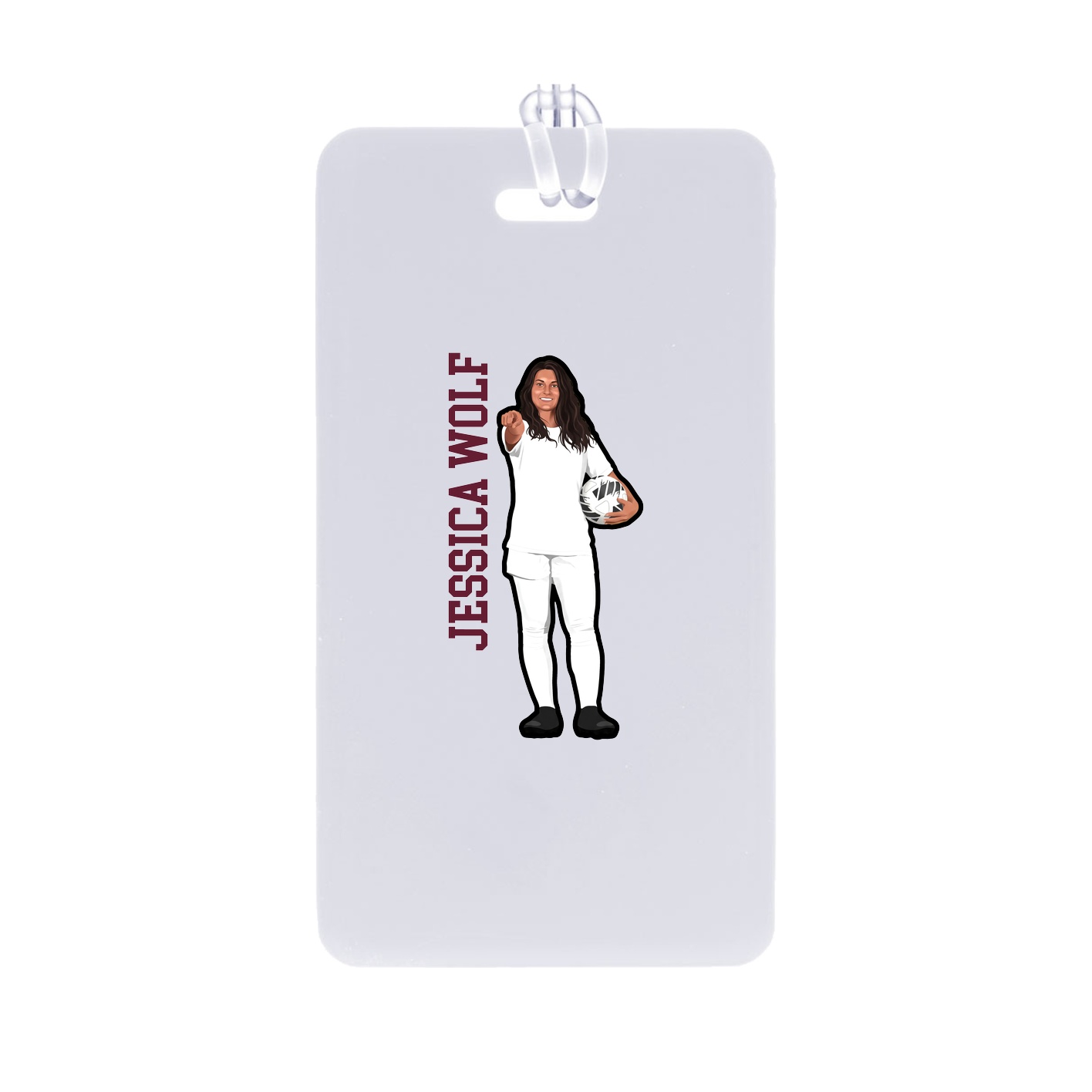 Bag Tag — Name Vertical in Classic