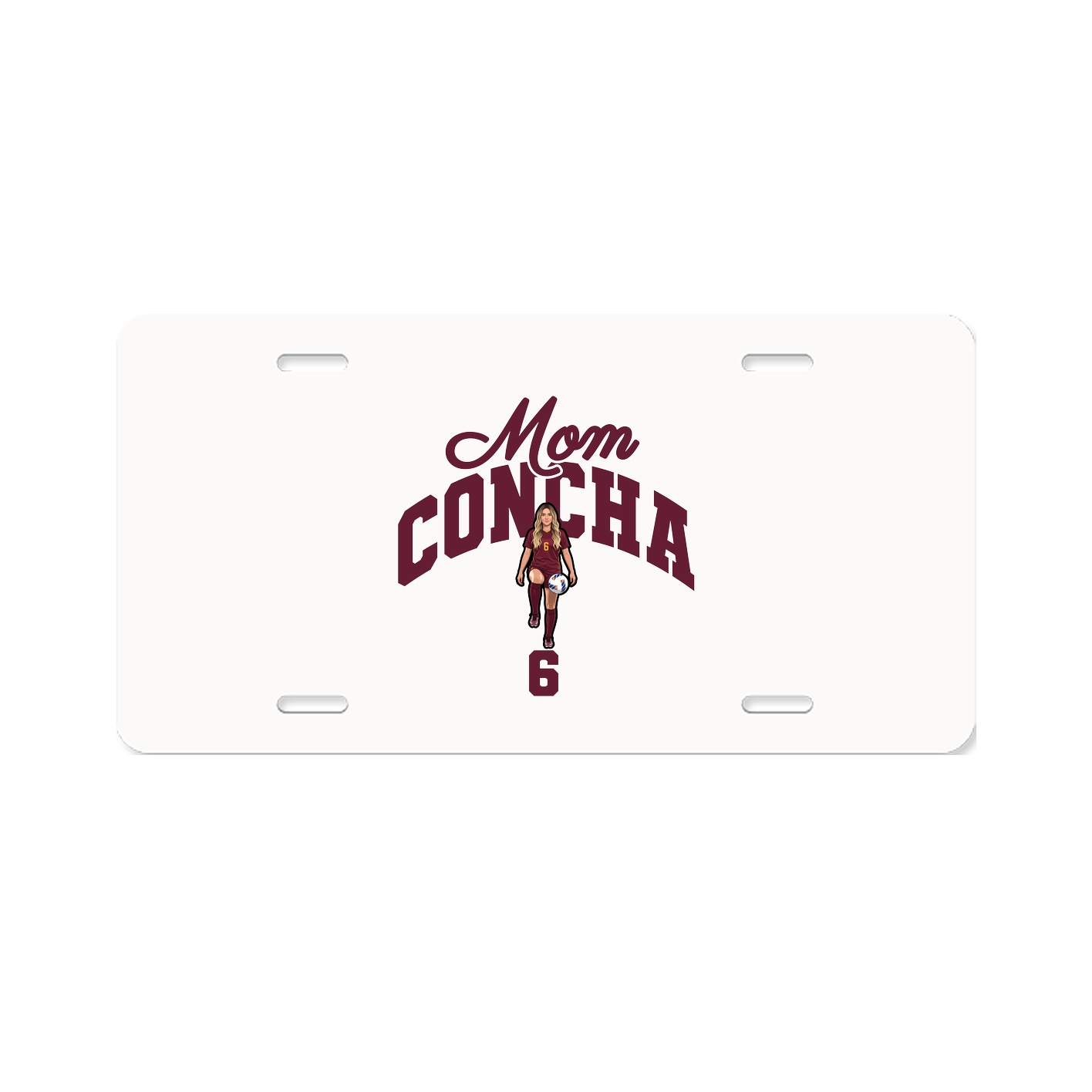 License Plate — Mothers Day Arch in Classic