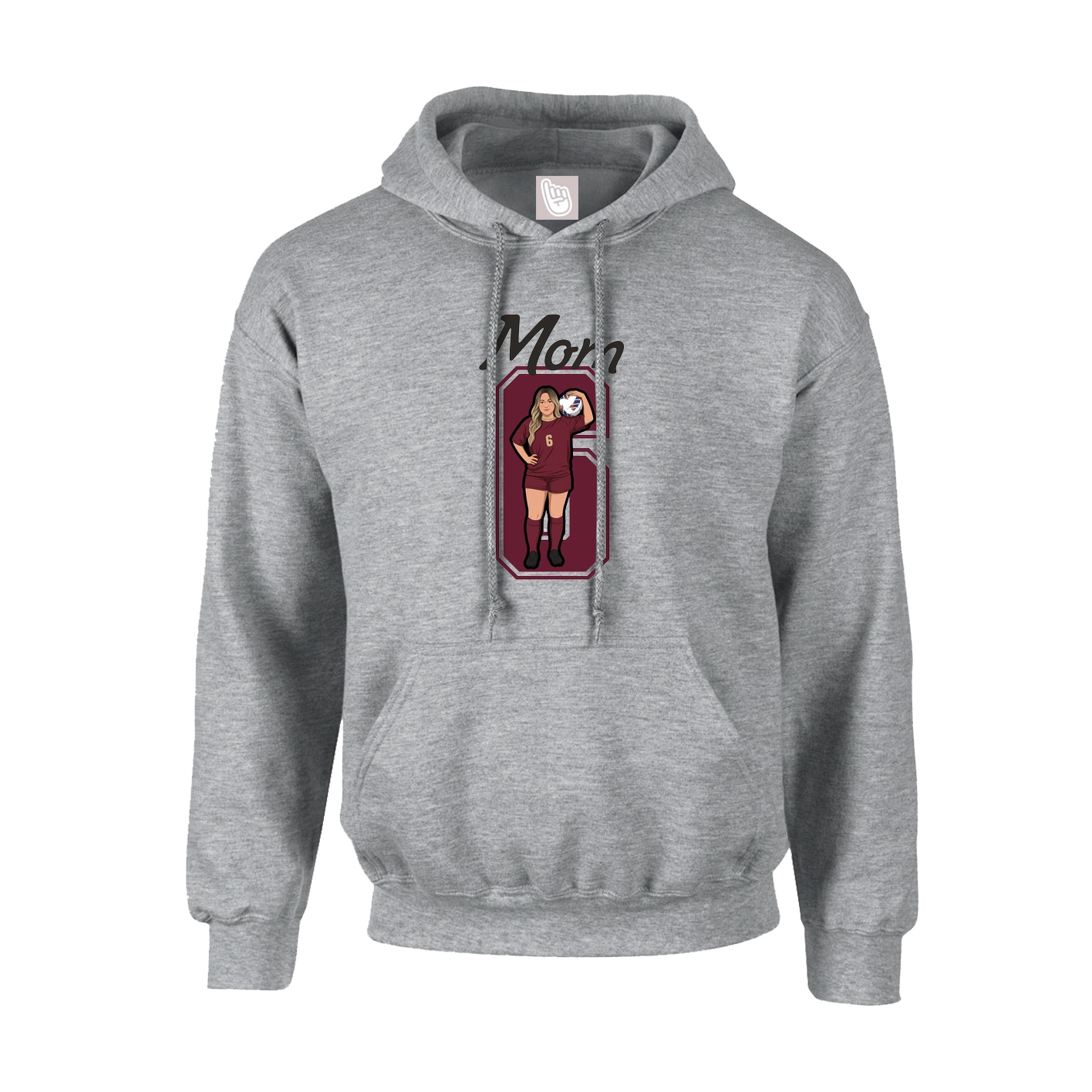 Hoodie — Mothers Day Shirsey in Grey