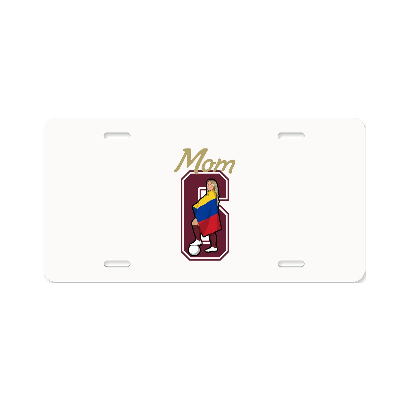 License Plate — Mothers Day Shirsey in Classic