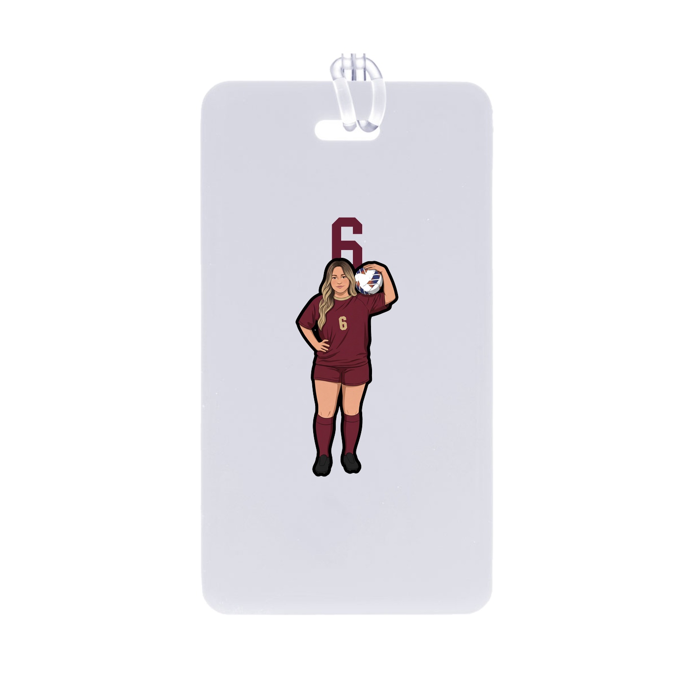 Bag Tag — Number Top in Classic