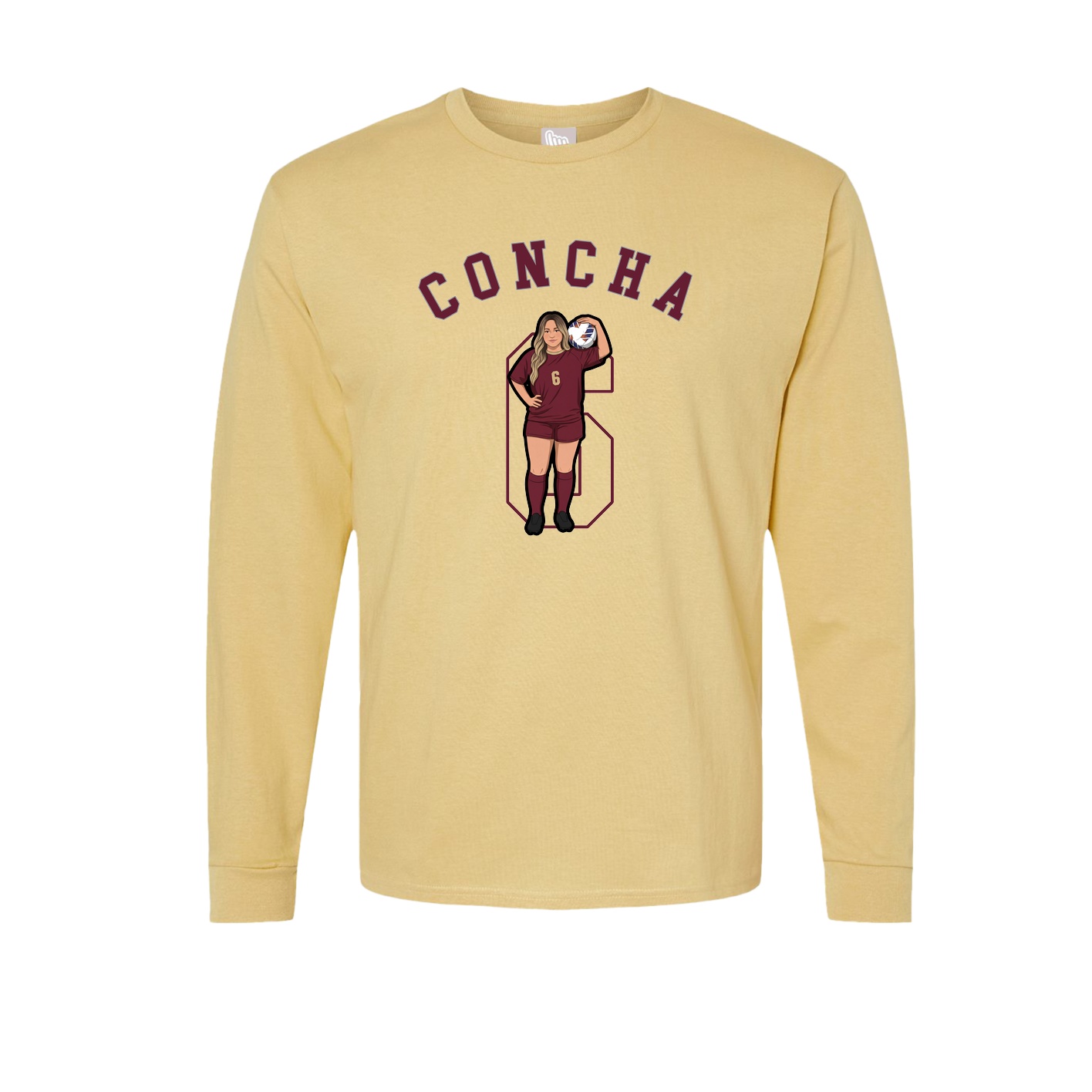 Long Sleeve Tee — Shirsey Arch in Vegas Gold