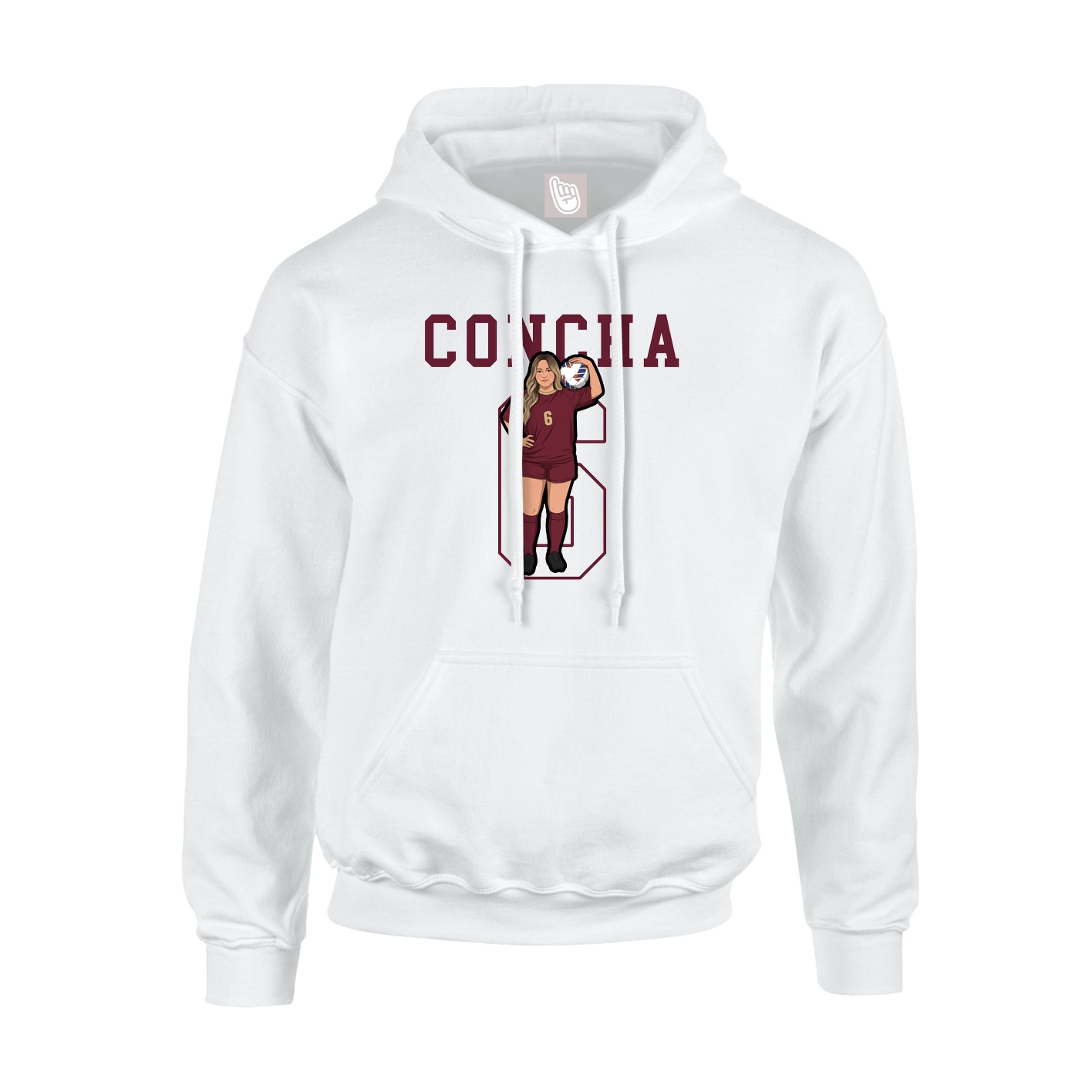 Youth Hoodie — Shirsey in White